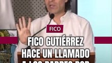 Fico Gutiérrez hace un llamado a los padres por quemaduras con pólvora
