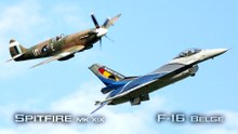 F-16 Belge + SPITFIRE 🤩SPOTTER 💥Florennes
