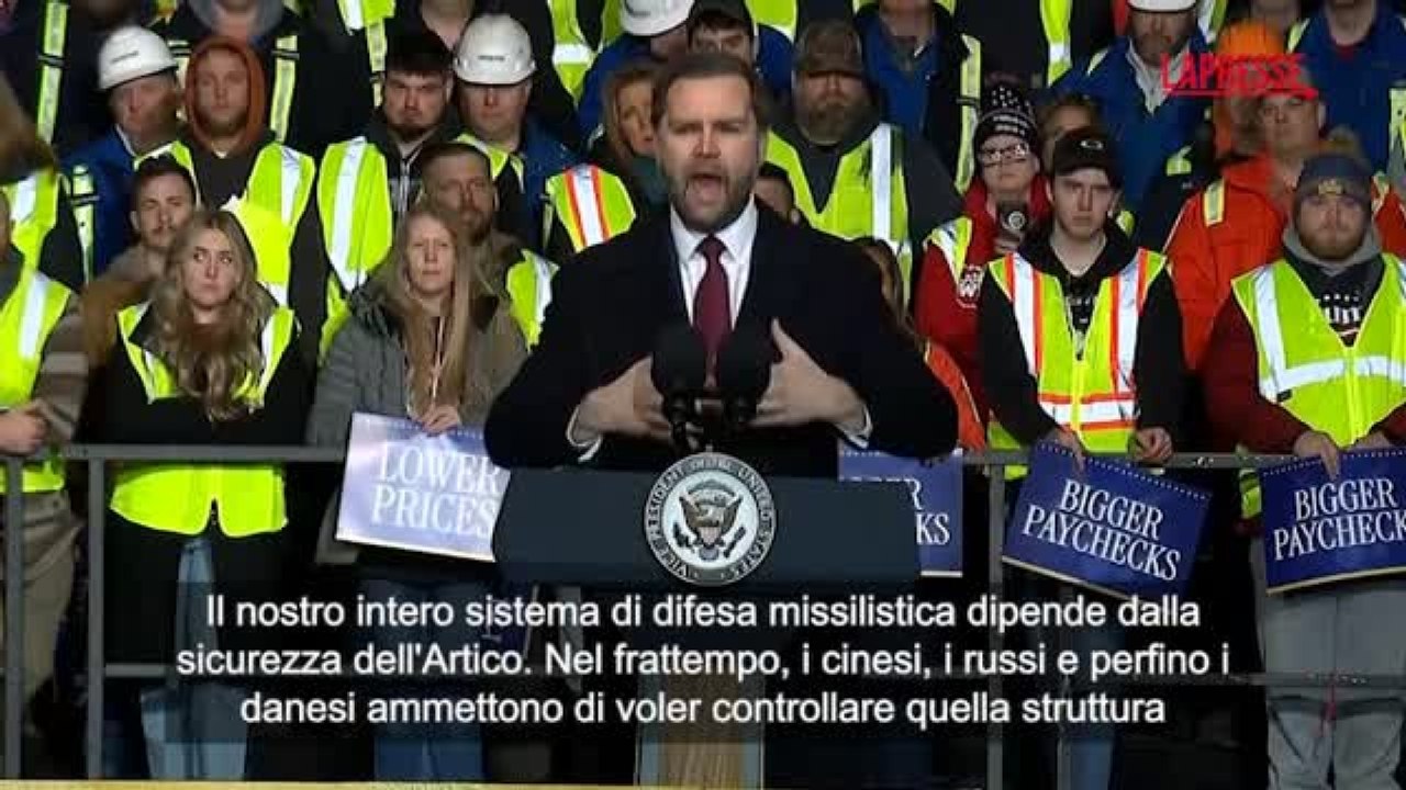 Groenlandia, Vance: «I negoziati con la Nato stanno andando bene»