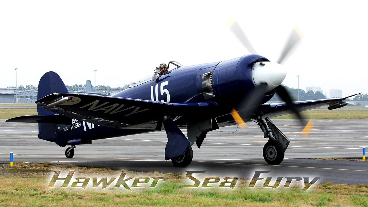 HAWKER SEA FURY 💥DEMO J1 💥RENNES