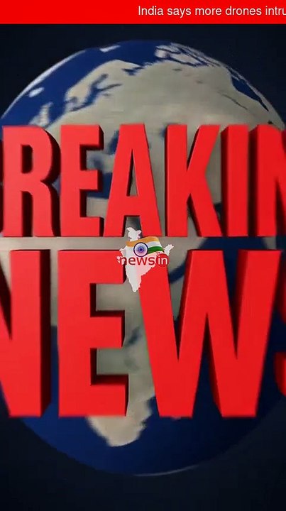 India says more drones intruded into India hovered over Samb... [Video]