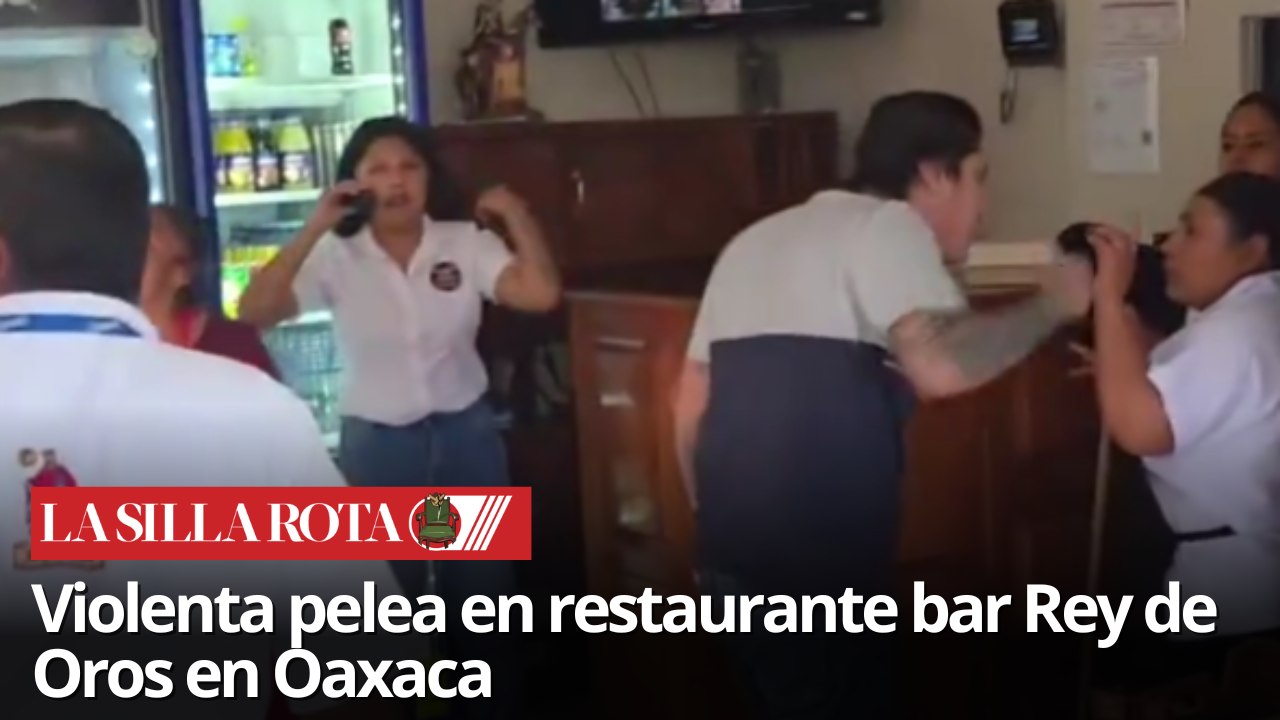 Meseros irrumpen en cocina y desatan pelea en restaurante Rey de Oros | Oaxaca