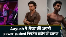 Aayush Sharma ने सोशल मीडिया पर शेयर की अपने fitness routine की झलक, बोले  "This journey is going to be super"