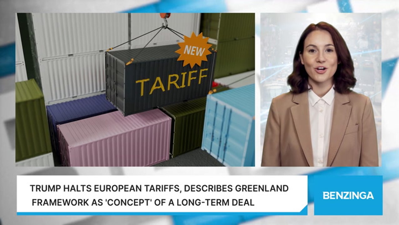 Trump Halts European Tariffs, Describes Greenland Framework As 'Concept' Of A Long-Term Deal