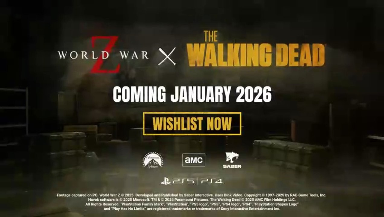World War Z x The Walking Dead | DLC Announcement Trailer | PS5 & PS4 Games