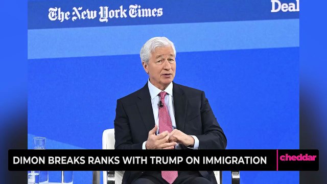Dimon Breaks Ranks with Trump on Immigration