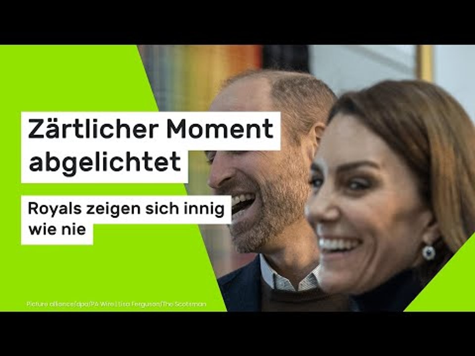 William und Kate: Zärtlicher Moment abgelichtet - Royals zeigen sich innig wie nie