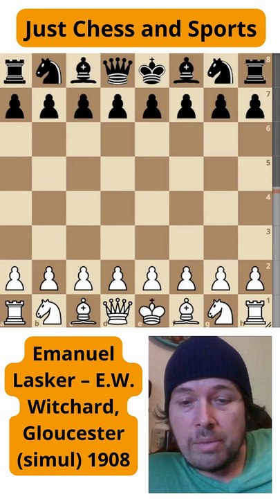 Emanuel Lasker vence a Witchard con un tenedor (1908)