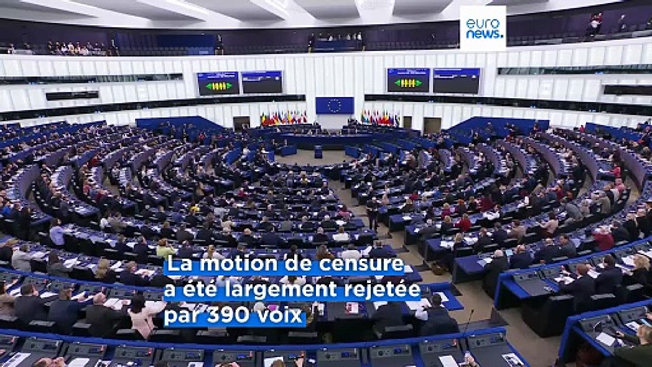 Ursula von der Leyen survit à un vote de défiance au Parlement européen