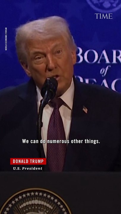 Trump unveils Gaza ‘Board of Peace’ and lauds overseas accomplishments