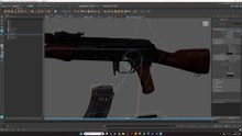 Weapons Rigging AK47 Maya