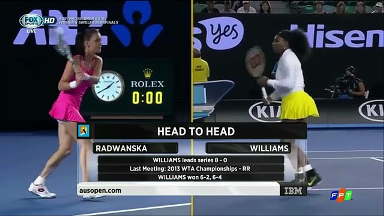 FOX Sports HD (FPT) | Australian Open 2016 : Women's Singles Semifinal