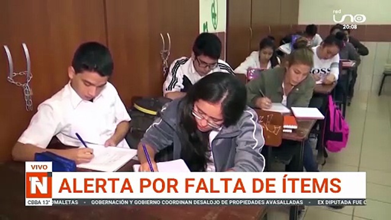 DÉFICIT DE 1500 ÍTEMS DOCENTES