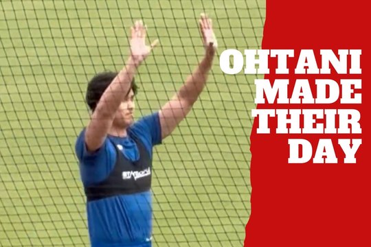 Shohei Ohtani turns a simple wave into an unforgettable moment for Los Angeles Dodgers fans