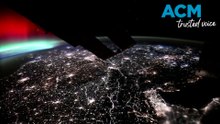Cosmonaut captures aurora borealis from space