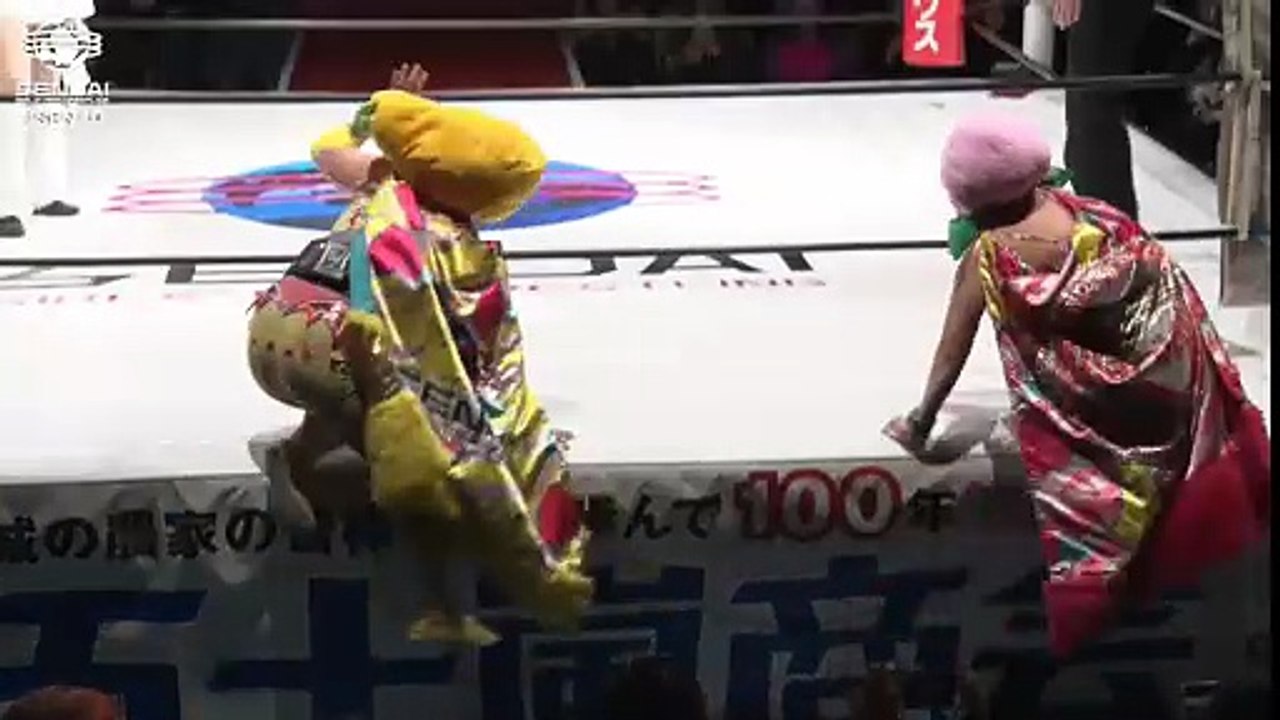 Sendai Girls Step & Go 2026 VENY & YUNA vs. Bob Bob Momo Banana (Mio Momono & Yurika Oka)