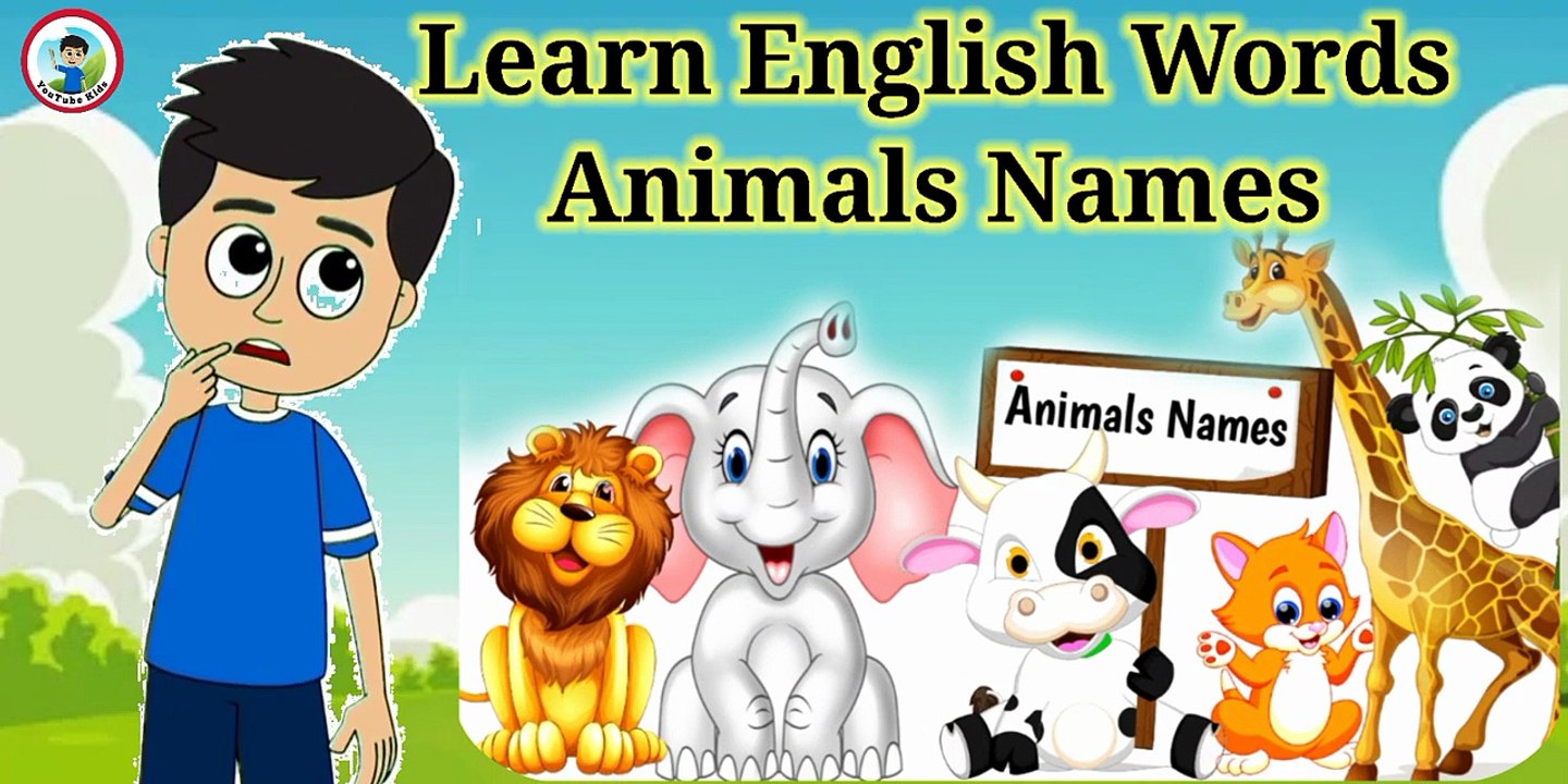 Animal Names for Kids 🐶🐱 | Learn Animals in English | Kids Learning Video #AnimalNames #KidsLearning #LearnAnimals