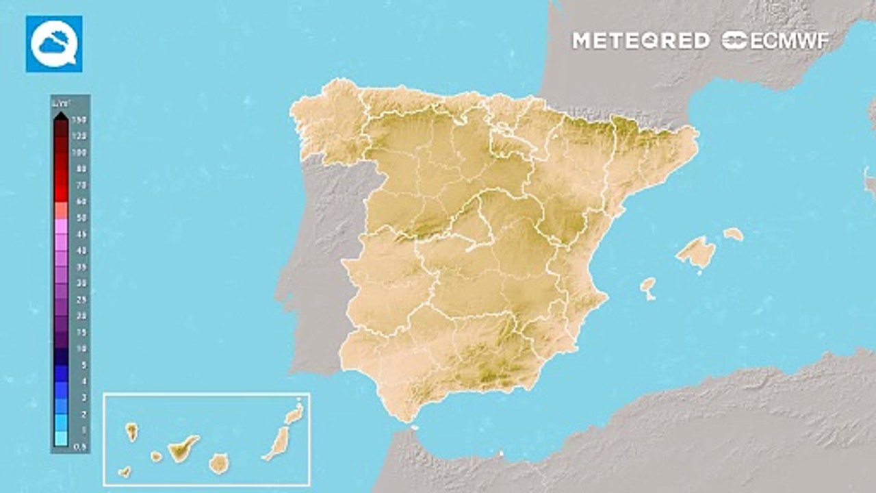 Lluvias muy cuantiosas en España por un carrusel de borrascas
