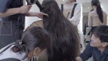 직원 4명 붙은 3박 4일짜리 머리 말리는 영상