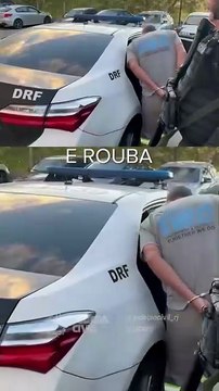 Assista ao momento em que polícia arromba portões de casas para prender envolvidos com roubo de petróleo