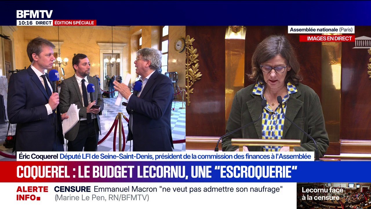 La France insoumise déposera "immédiatement" une nouvelle motion de censure si Sébastien Lecornu utilise également le 49.3 pour la partie dépense du budget de l'État
