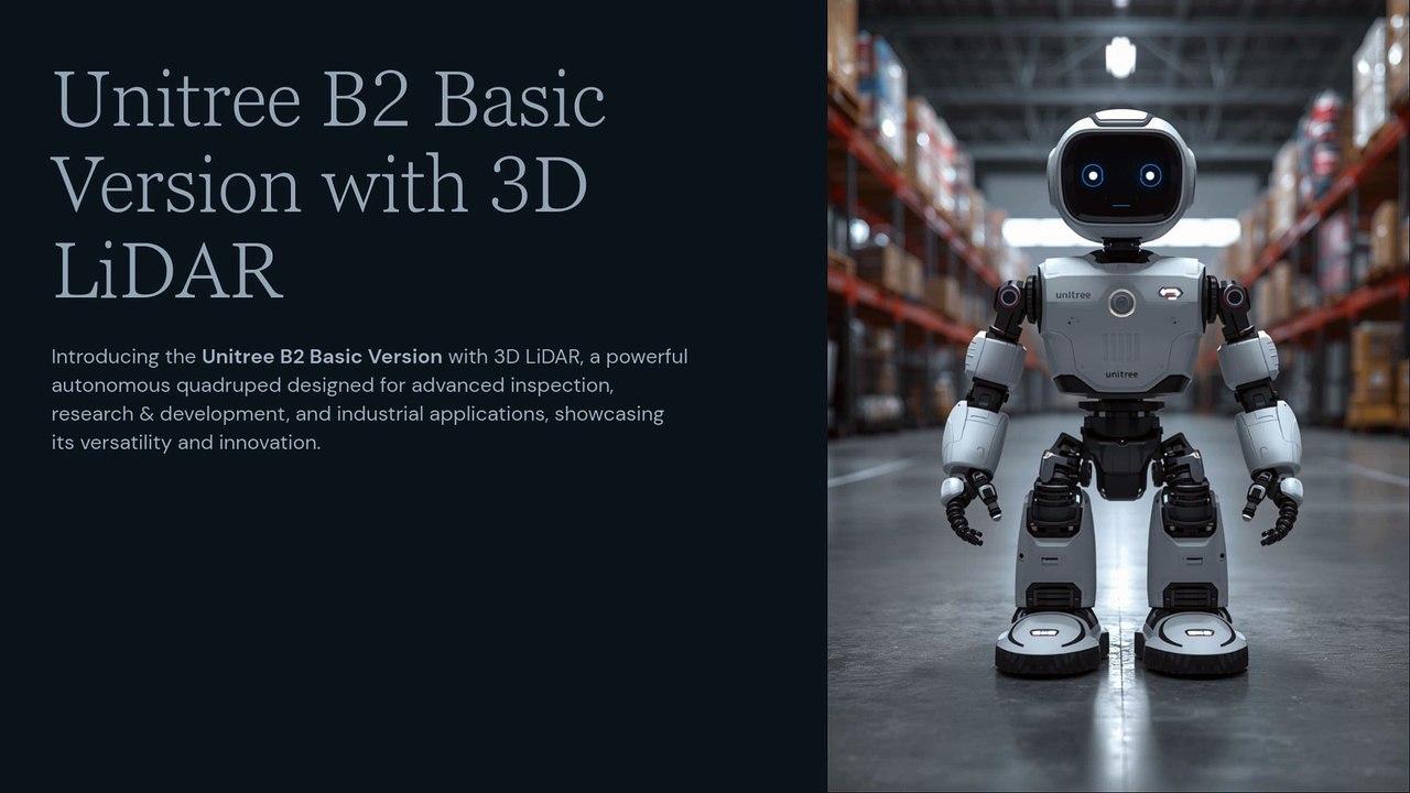 Unitree B2 Basic Version with 3D LiDAR