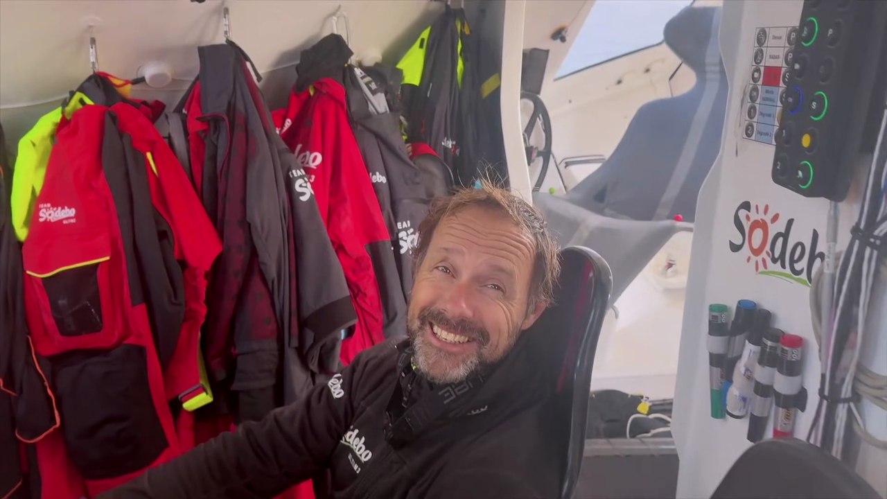 Sodebovoile 2025 / TROPHÉE JULES VERNE - JOUR 38  La carte postale du jour avec Nicolas Troussel !