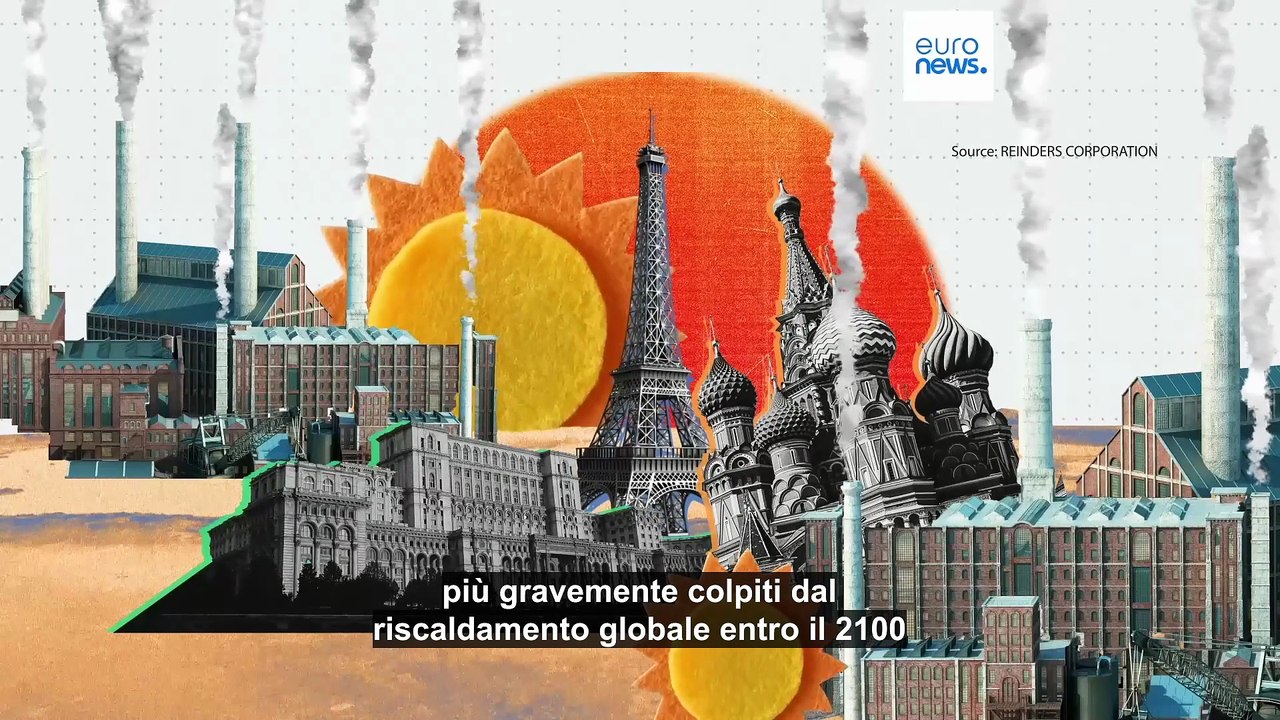 Quali Paesi europei saranno più colpiti dalle ondate di calore entro il 2100?