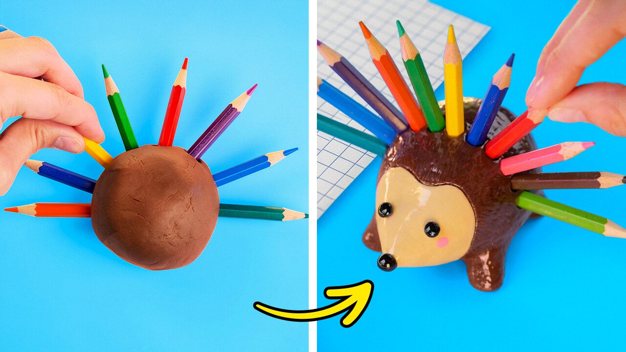 🌈 COLORFUL CLAY & PLASTICINE CRAFTS 🌟 Fun DIYs You Can Make at Home 😍 ...