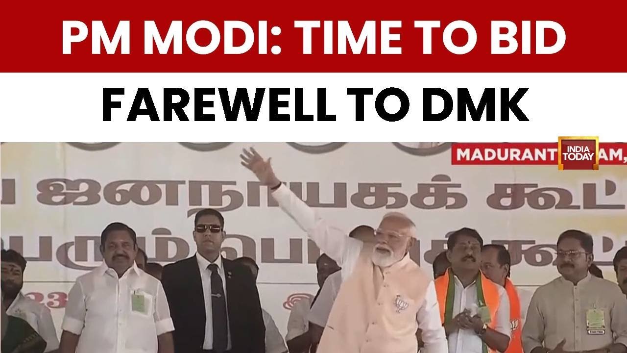 PM Narendra Modi Kicks Off NDA Campaign In Tamil Nadu; Hits Out At 'Corrupt' DMK
