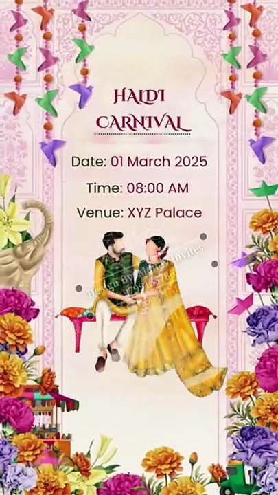 Wedding Invitation Video | Personalized Wedding Invite Video Maker Jaipur