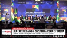 Lula e premiê da Índia discutem parceria estratégica