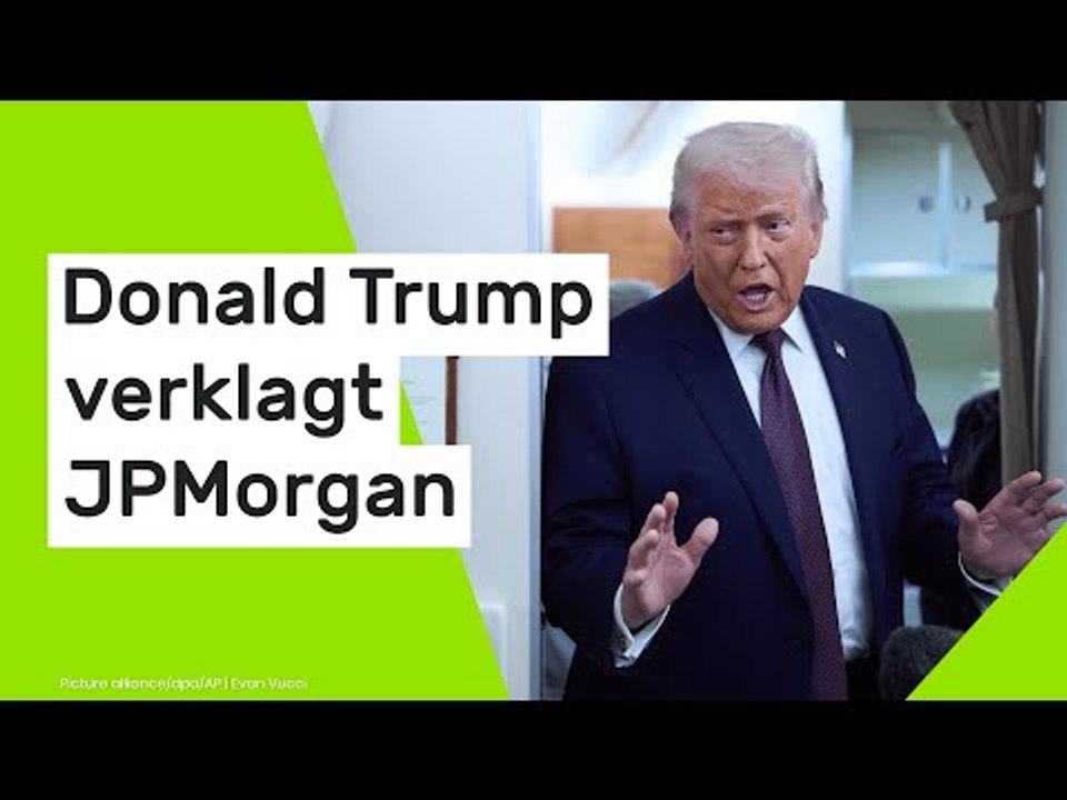 Donald Trump verklagt JPMorgan: Es geht um Milliarden - deshalb zieht 'The Don' wieder vor Gericht