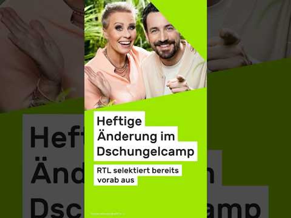 'Ich bin ein Star - Holt mich hier raus!': Heftige Änderung im Dschungelcamp