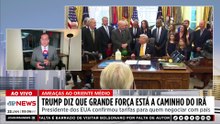 Trump diz que “grande força” está a caminho do Irã