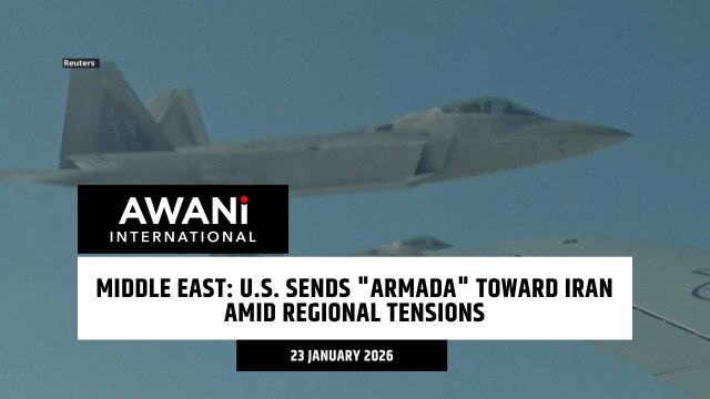 Trump says U.S. “armada” heading toward Iran as tensions rise