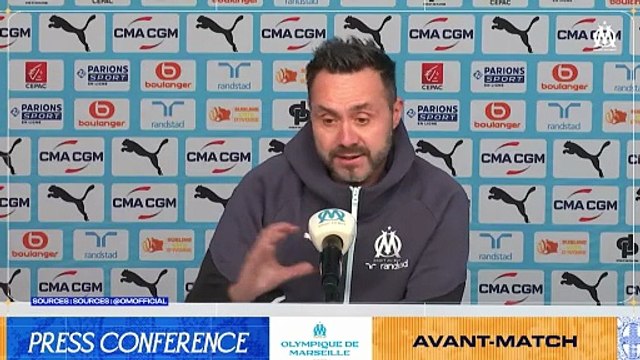 Roberto de Zerbi évoque le manque de verticalité de son équipe