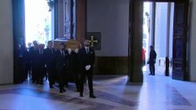 Anne Hathaway and Donatella Versace among mourners at Valentino's funeral in Rome