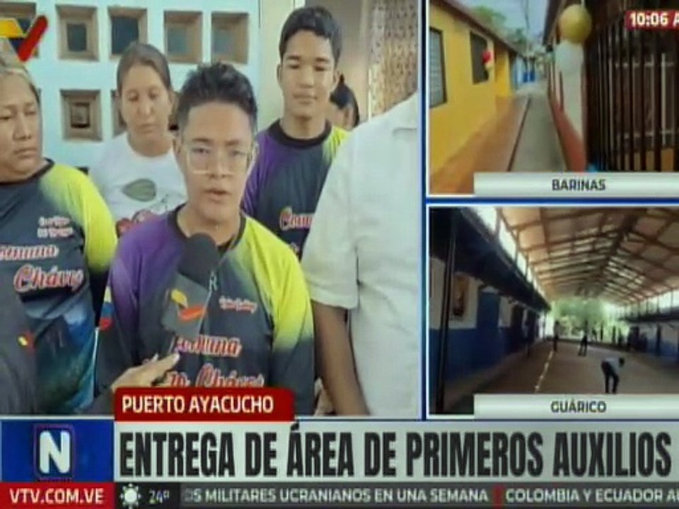 Amazonas | Jóvenes beneficiados con entrega de aulas de primeros auxilios en la Comuna Hugo Chávez