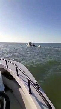 Así fue el momento en el que el hombre argentino fue rescatado en Uruguay