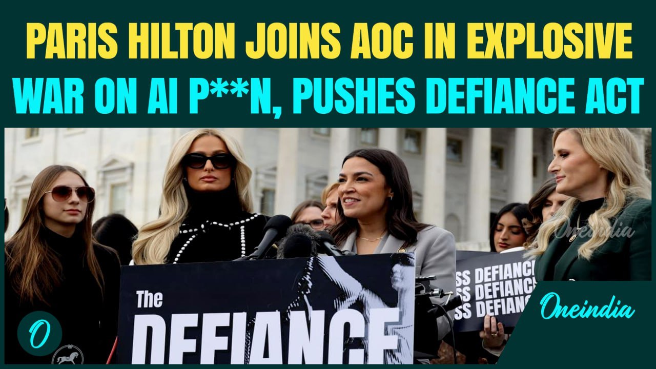 AI P**n SCANDAL Rocks U.S. Paris Hilton BREAKS SILENCE, Teams Up With AOC to CRUSH AI Deepfake P**n