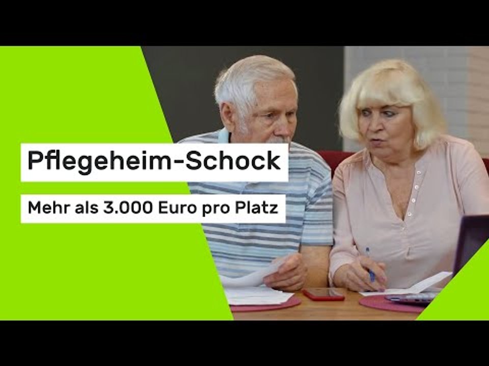 Unbezahlbarer Eigenanteil: Pflegeheim-Schock - mehr als 3.000 Euro pro Platz