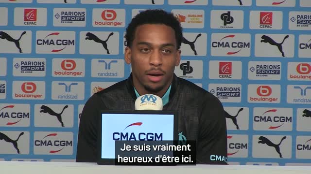 Marseille - Timber : "Un très grand club, avec une équipe formidable"