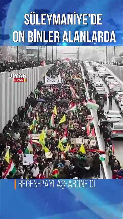 SÜLEYMANİYE ROJAVA İÇİN AYAKTA