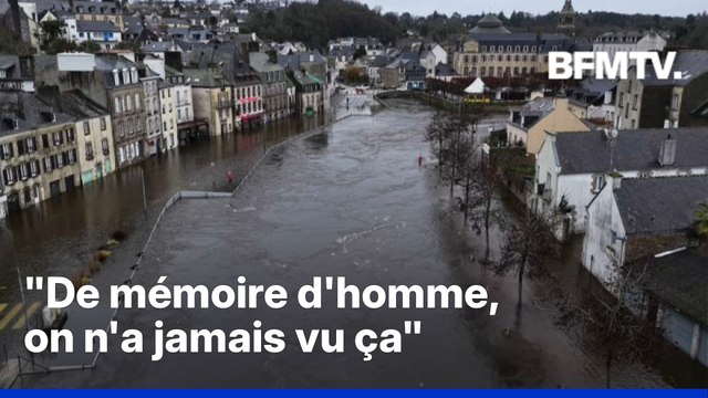 Crues, inondations, tempête... après le passage de Goretti, c'est désormais la tempête Ingrid qui déferle sur la Bretagne