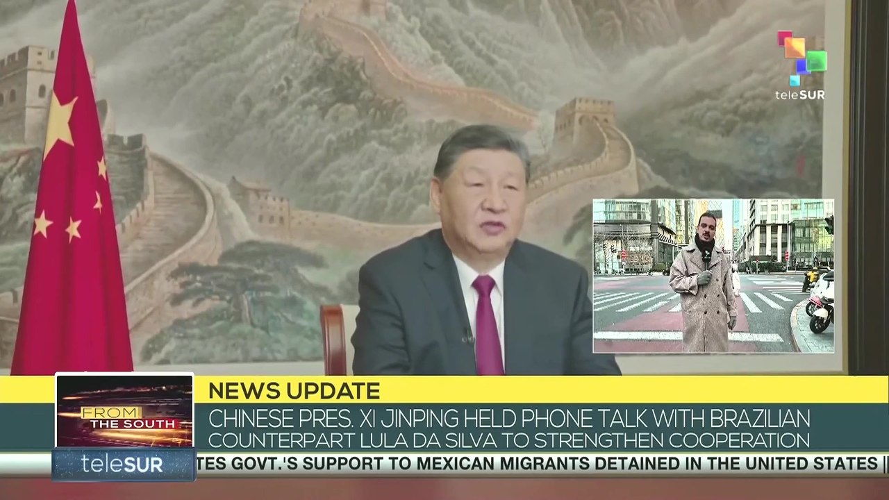 Pres. Xi Jinping held phone talk with Brazilian counterpart Lula da Silva to strengthen cooperation