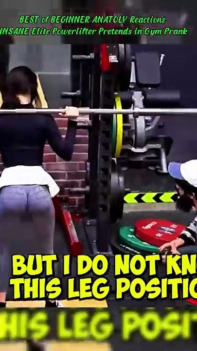 BEST of BEGINNER ANATOLY Reactions INSANE Elite Powerlifter Pretends in Gym Prank #funny #gym