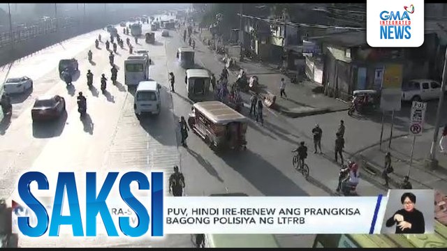 Mga sira-sirang PUV, hindi ire-renew ang prangkisa sa ginagawang bagong polisiya ng LTFRB | Saksi