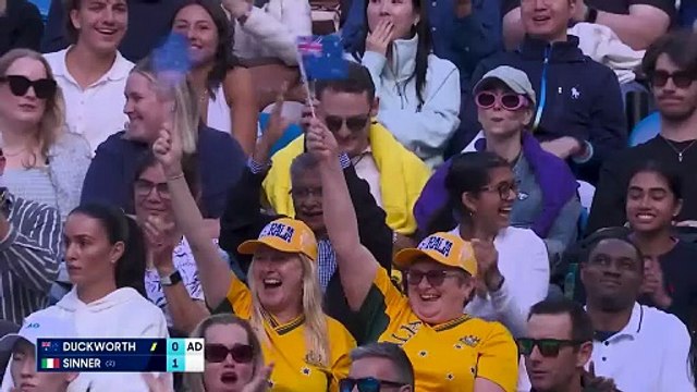 James Duckworth vs Jannik Sinner | Segunda ronda del Abierto de Australia 2026 | Resumen