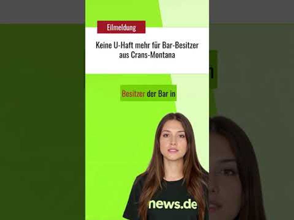 Keine U-Haft mehr für Bar-Besitzer aus Crans-Montana